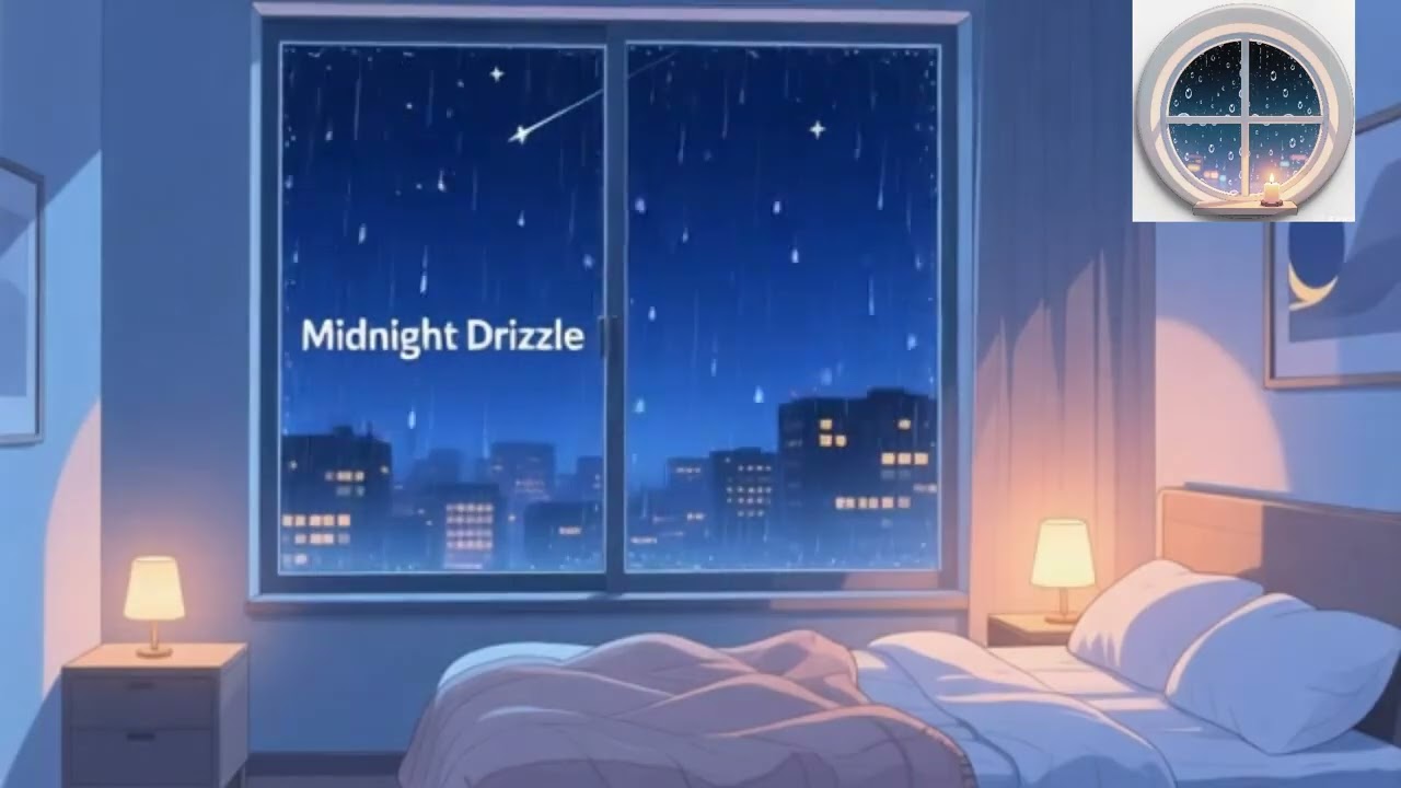 Soft Rain at Midnight — Relaxing Piano Ambient | Sleep, Study, Chill