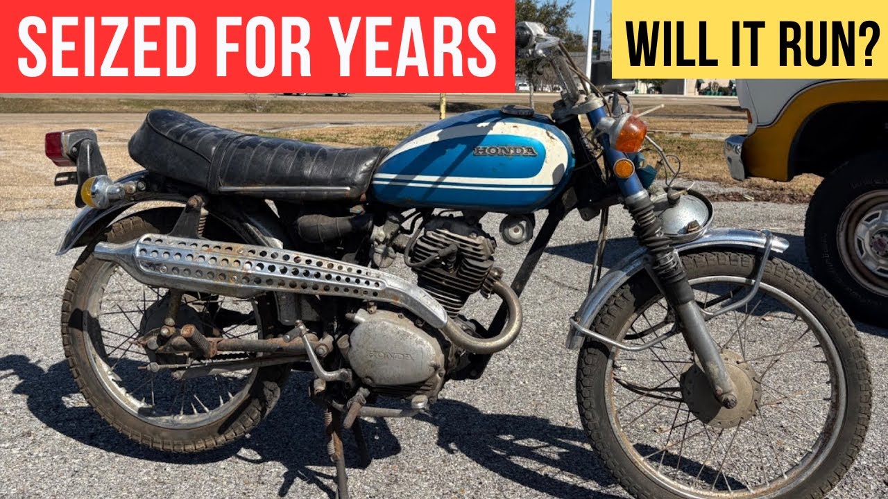 Rescuing a Seized 1970 Honda CL100: Will It Run Again?