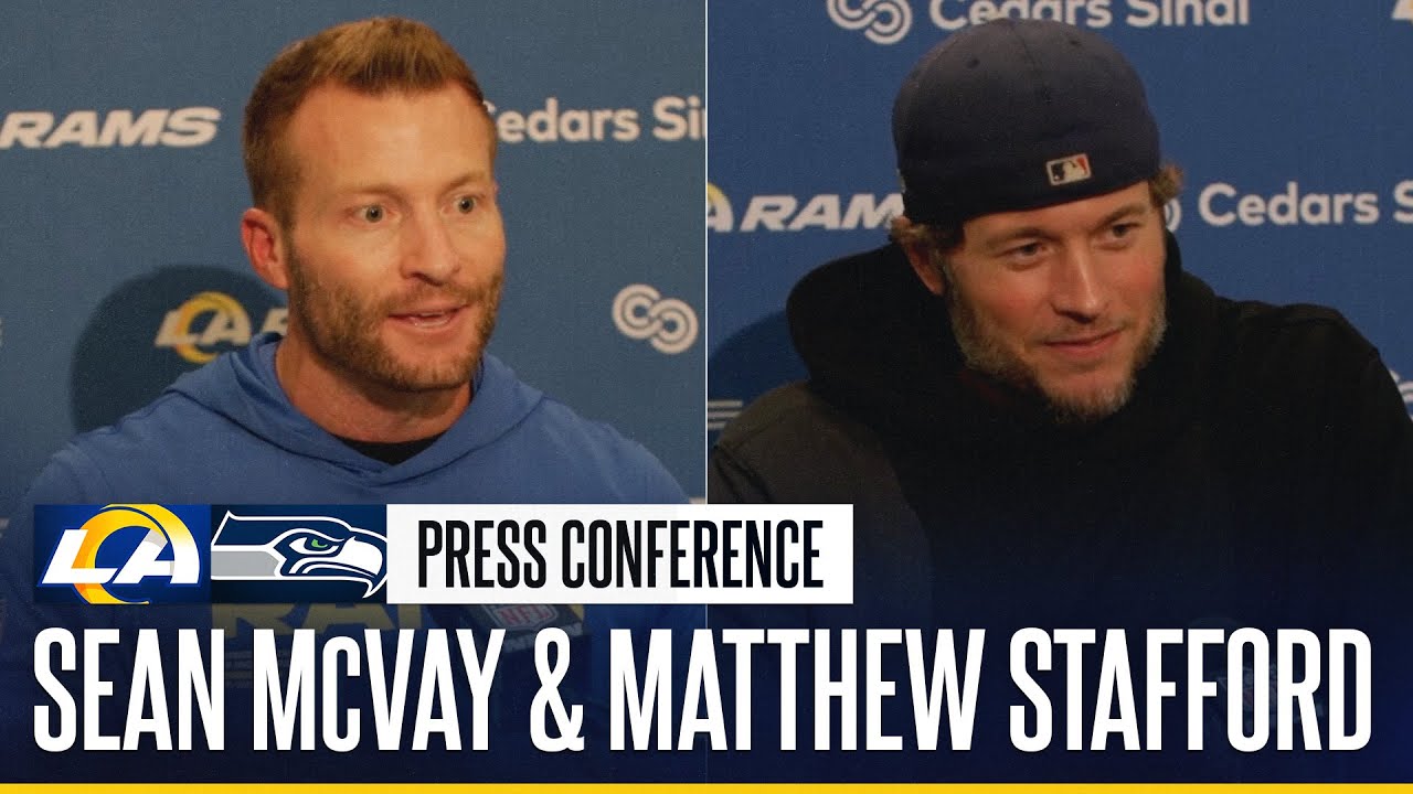 Sean McVay & Matthew Stafford Postgame Press Conference Following Matchup Against The Seahawks