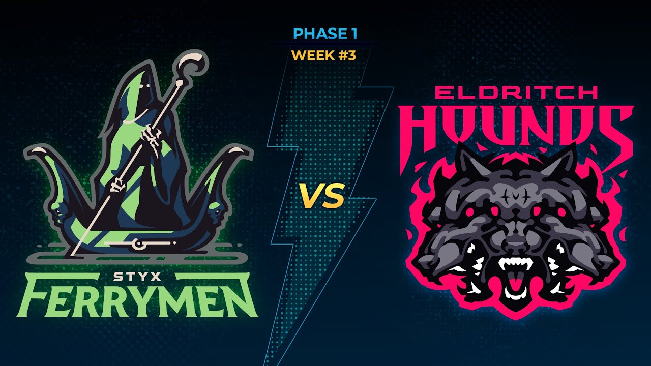 SMITE Pro League Season X: Phase 1 Week 3 Styx Ferrymen Vs Eldritch Hounds