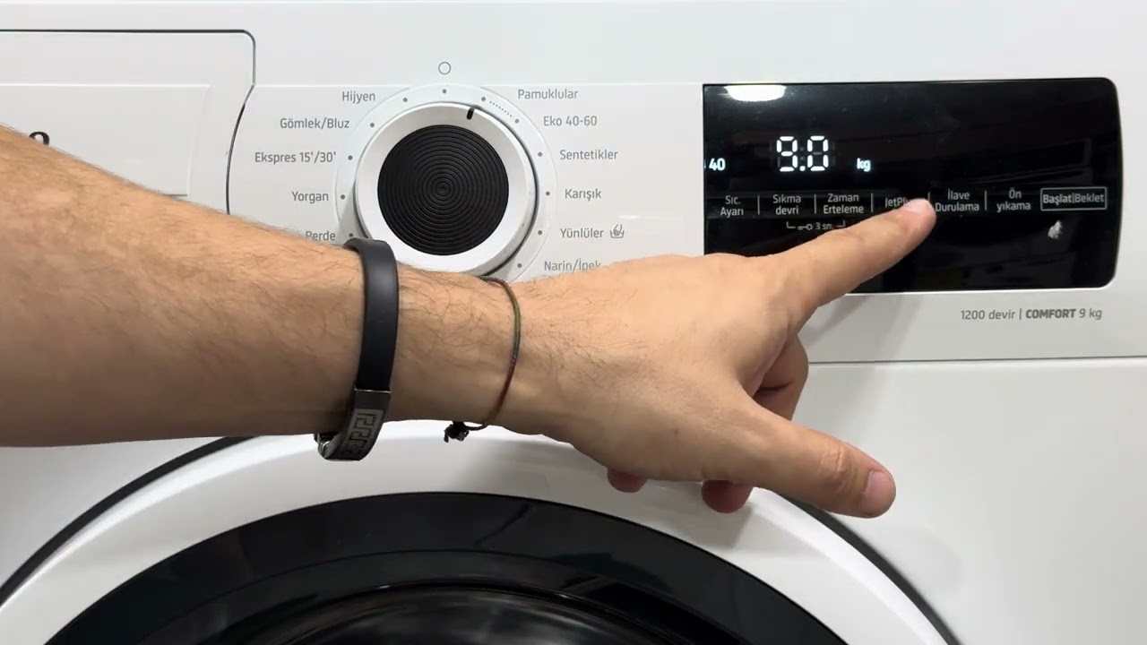 Profilo çamaşır makinesi CMN12190TR comfort serisi 9 kg 1200 dev kullanım tarifi ve detaylı anlatım.