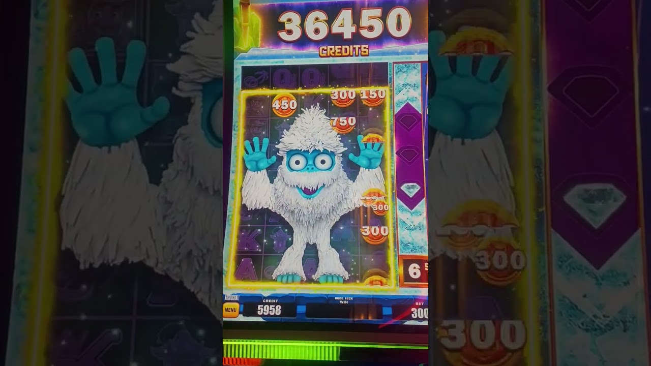 The longest Yo Yeti bonus I've ever had. Triple Pop Jackpot #slotmachine #jackpotwinners  #casino 