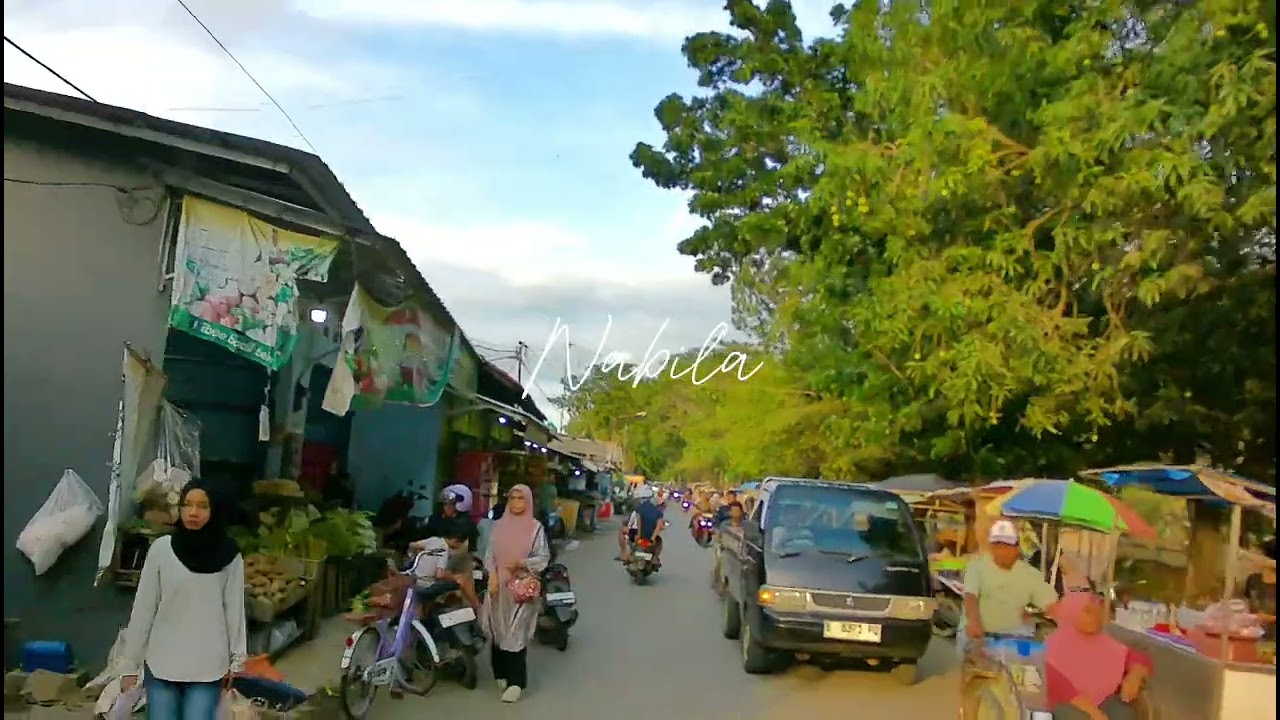 Cuaca lagi cerah dari pande ke pasar baru