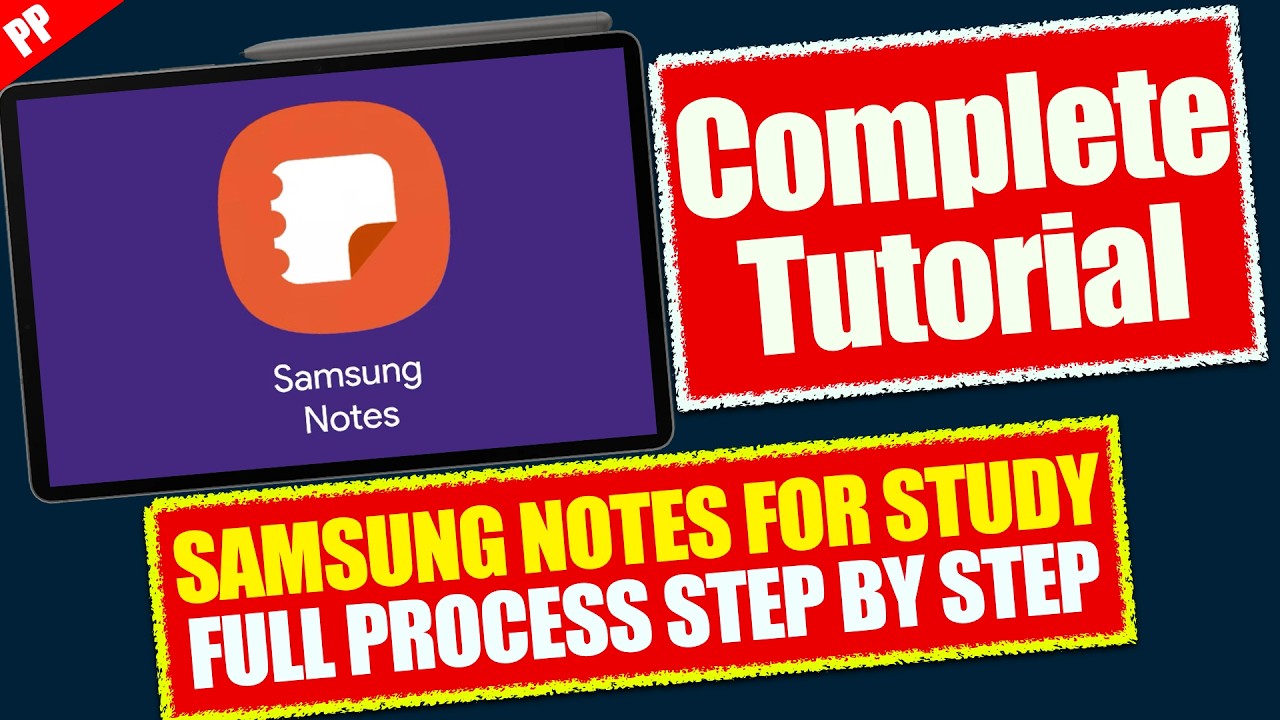 How To Use Samsung Notes For Study on Samsung Tab S9 Fe - Complete Tutorial By Pandit Project