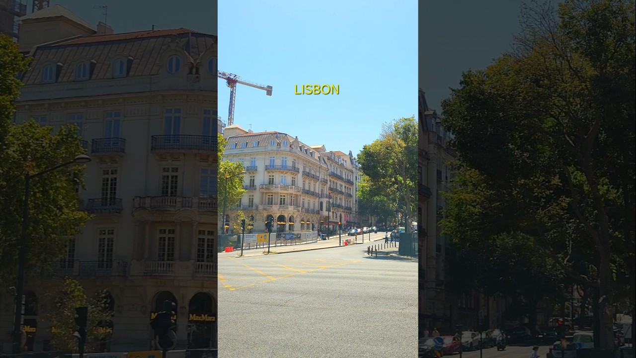 Avenida da Liberdade in Lisbon PORTUGAL #lisboa #shorts #portugal #lisbon