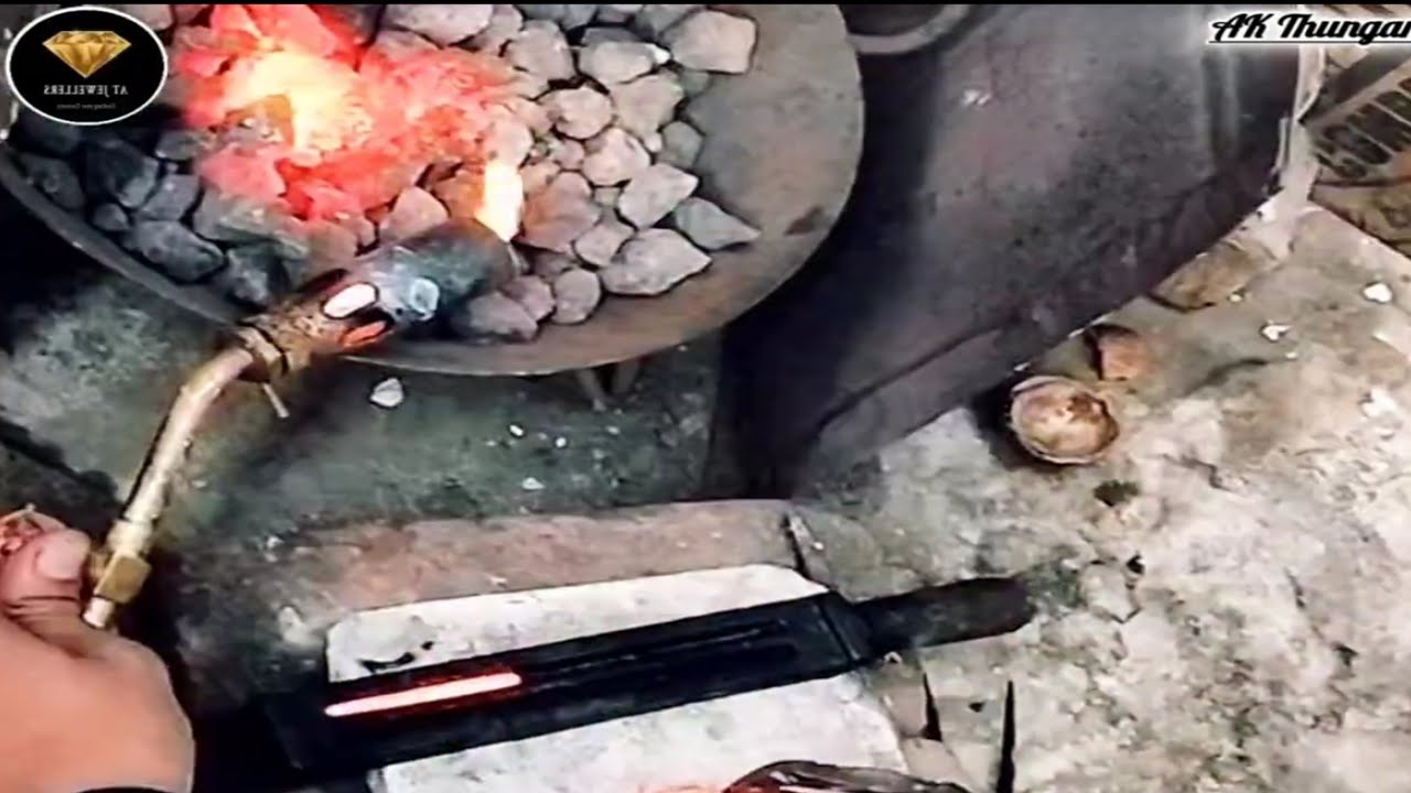 सोना कैसे गलाया जाता है, old jewellery melting process, purane jevar ko kese kese galaye,