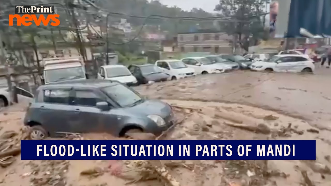 Himachal Pradesh's Mandi sees flood-like situation due to heavy rainfall