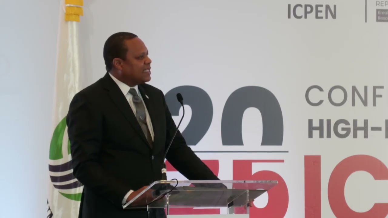 Palabras del Dr. Eddy Alcantara durante la presentaci&oacute;n del ICPEN 