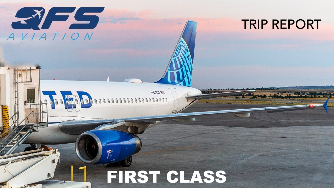 United Airlines - A320 - First Class - Billings (BIL) to Denver (DEN) | TRIP REPORT