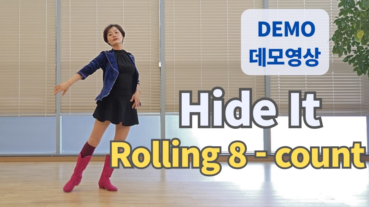 Hide It Line Dance (High Beginner) - Demo