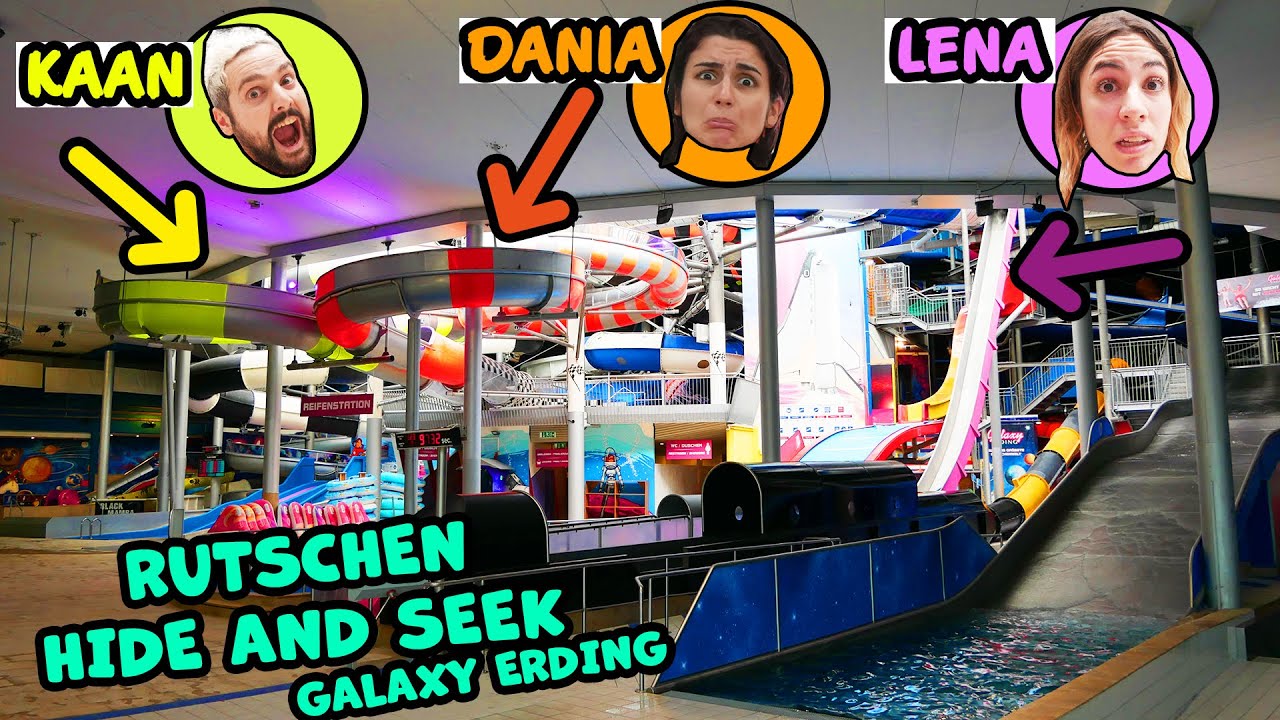 XXL HIDE AND SEEK IM SCHWIMMBAD aber nur BEI RUTSCHEN VERSTECKEN ERLAUBT!