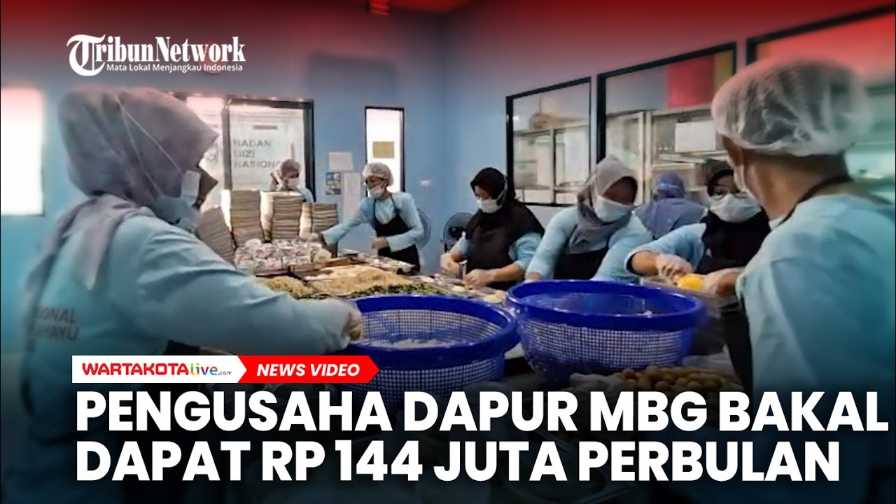 Kabar Gembira untuk Pengusaha Dapur MBG Bakal Dapat Rp144 Juta Perbulan