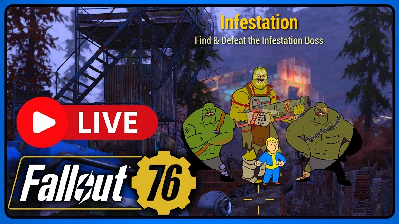 🔴 Fallout 76 PTS - Live Testing Infestations.