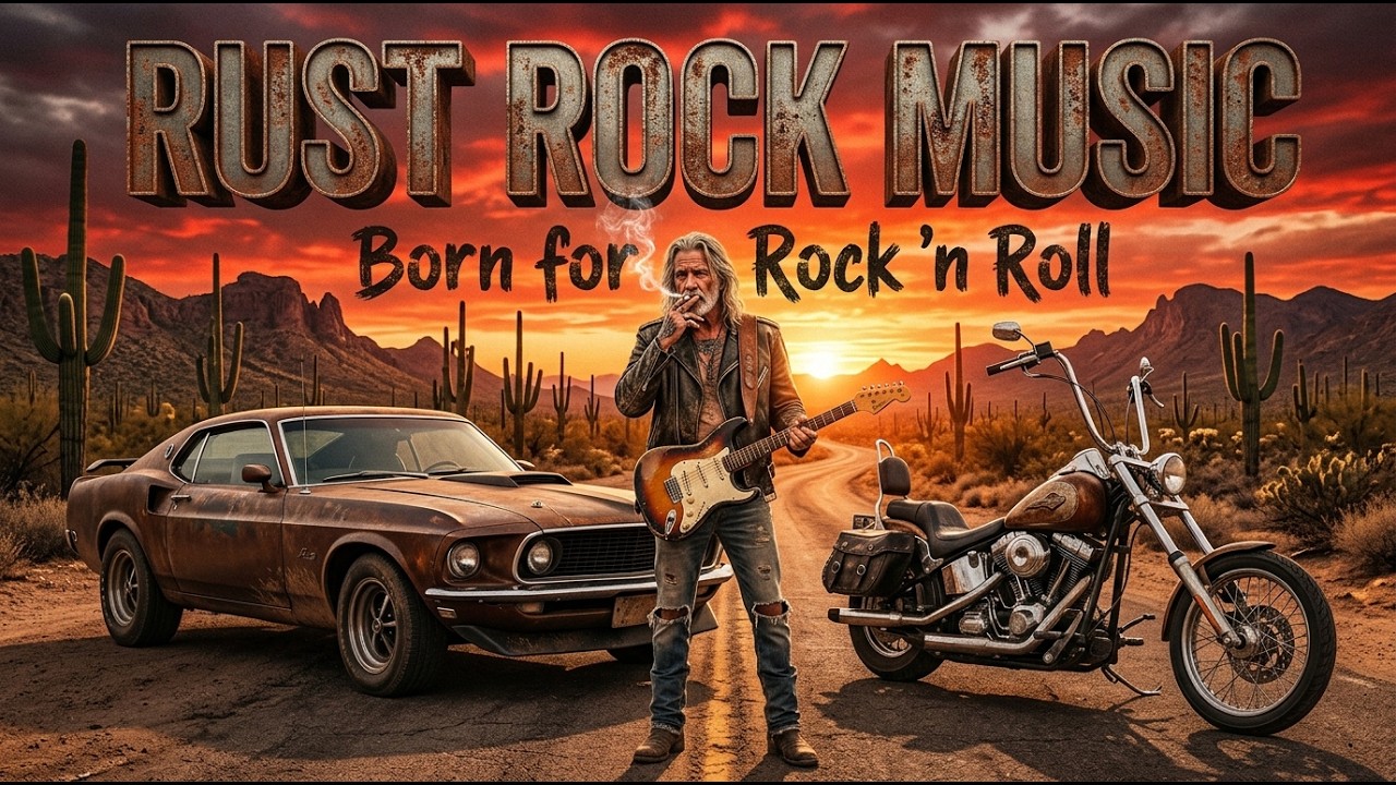 Rust Rocker Music Playlist 🔥 Ultimate Classic Rock & Hard Rock Mix That Never Dies