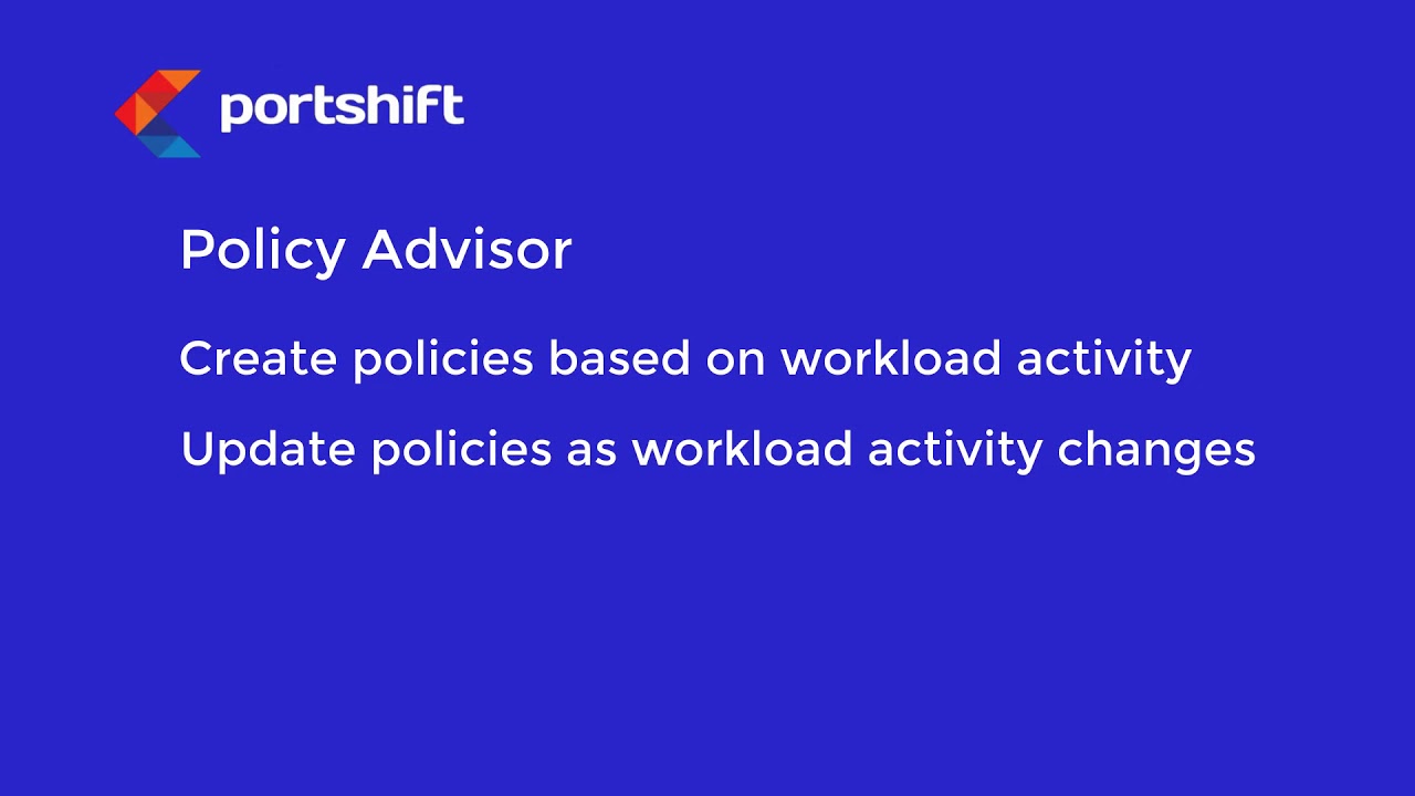 Portshift Runtime Policies