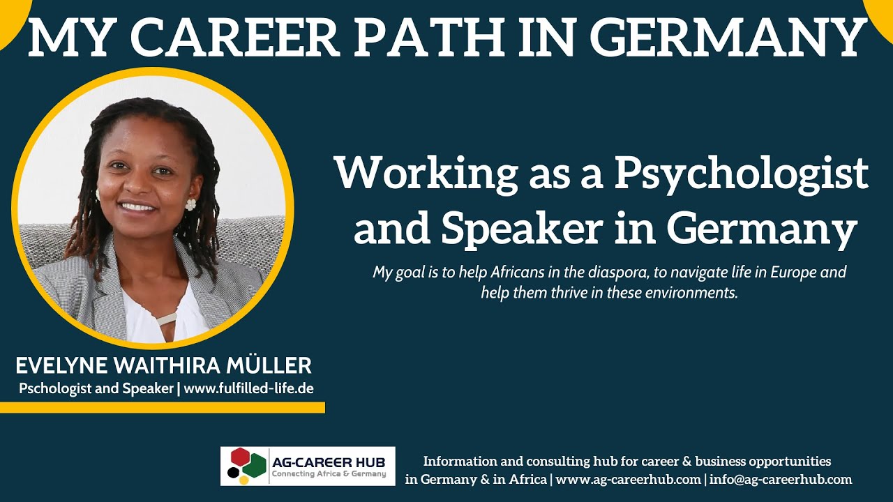 Working as a Psychologist and Speaker in Germany
