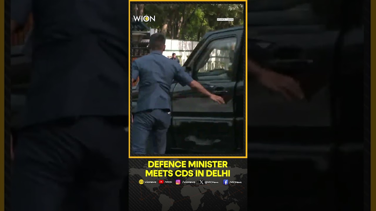 CDS General Anil Chauhan Meets Defence Minister Rajnath Singh At His Residence&nbsp;| WION Shorts