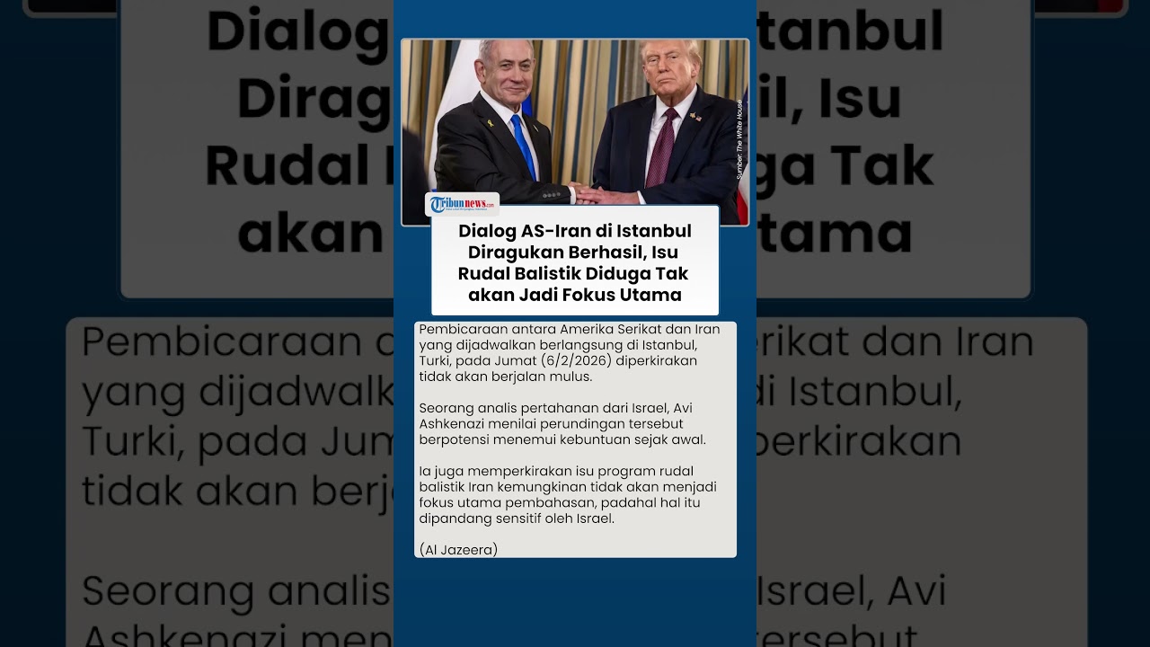 Ahli Israel Prediksi Pertemuan AS-Iran Sulit, Isu Rudal Balistik Iran Tak akan Jadi Fokus Utama