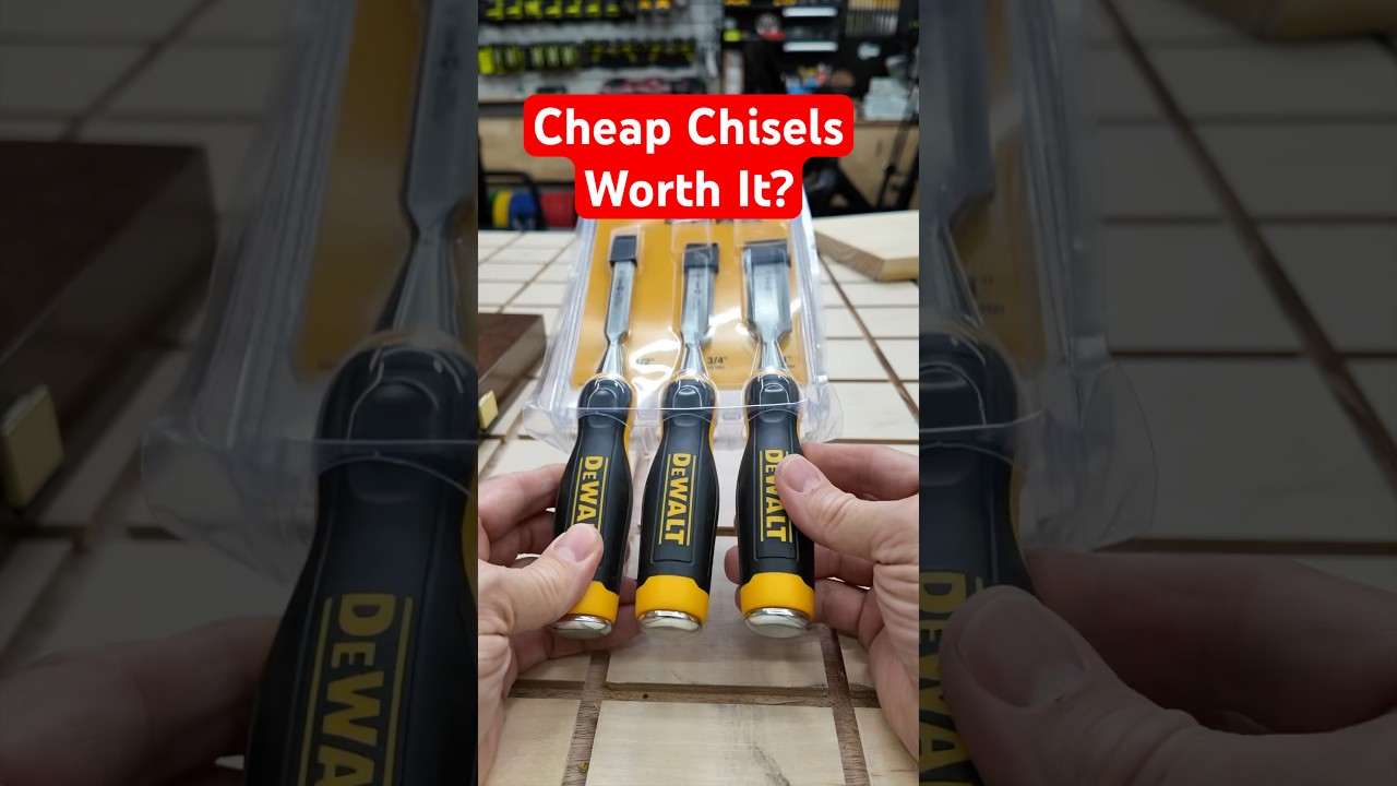 Is it Worth It? Or Is It a Waste of Money? - Episode 8 - Cheap DeWALT Chisels #tools