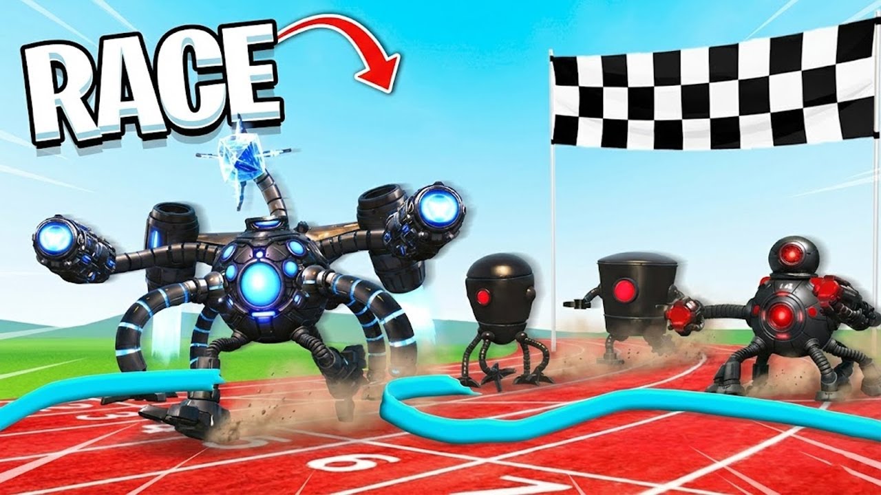 Who is the Fastest in Omnidroid Robot Family ? Garry's Mod Speed Test Experiment !