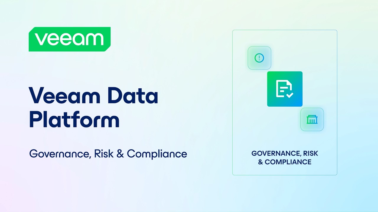 Audit-Ready Documentation, Generated Before the Audit Starts | Veeam Data Platform