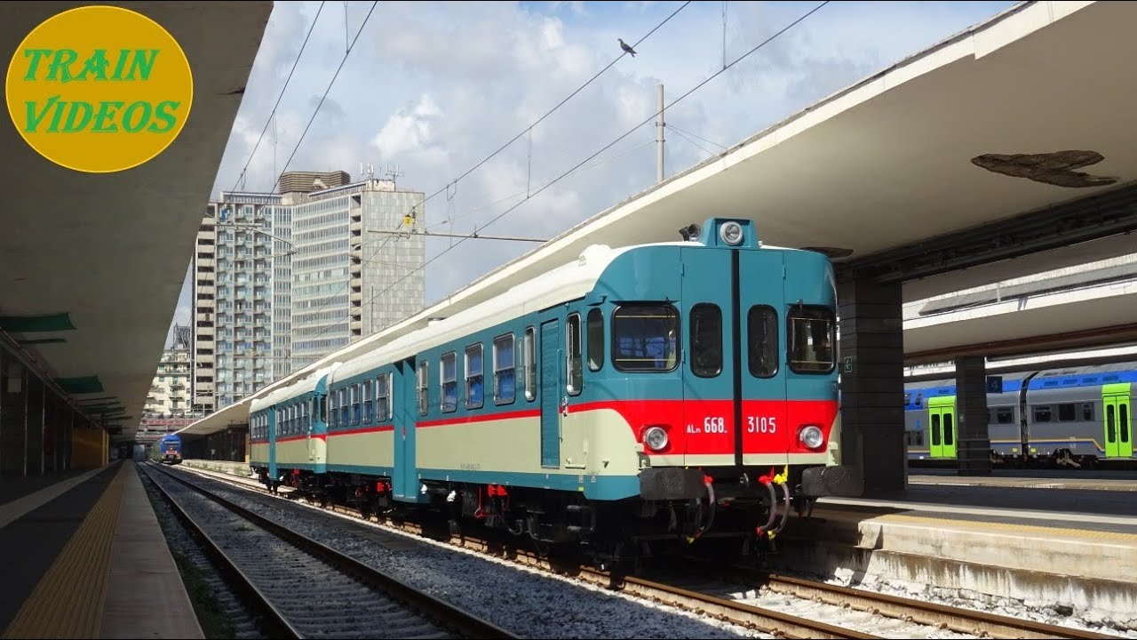 Le nuove Trappulelle per Fondazione FS: ALn 668.3105 e 3141 a S.Maria la Bruna e Napoli Cle
