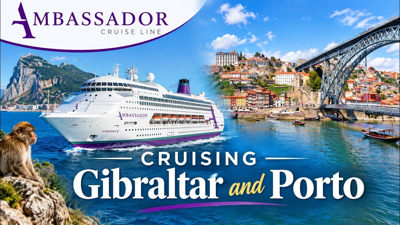 Ambassador Ambience Cruise: Gibraltar, Porto & Life Onboard 