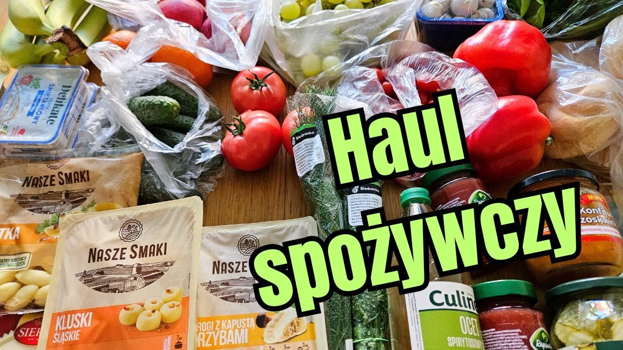 Było ze mną kiepsko 🫣 | zakupy dla rodziny na cały tydzień |  Biedronka