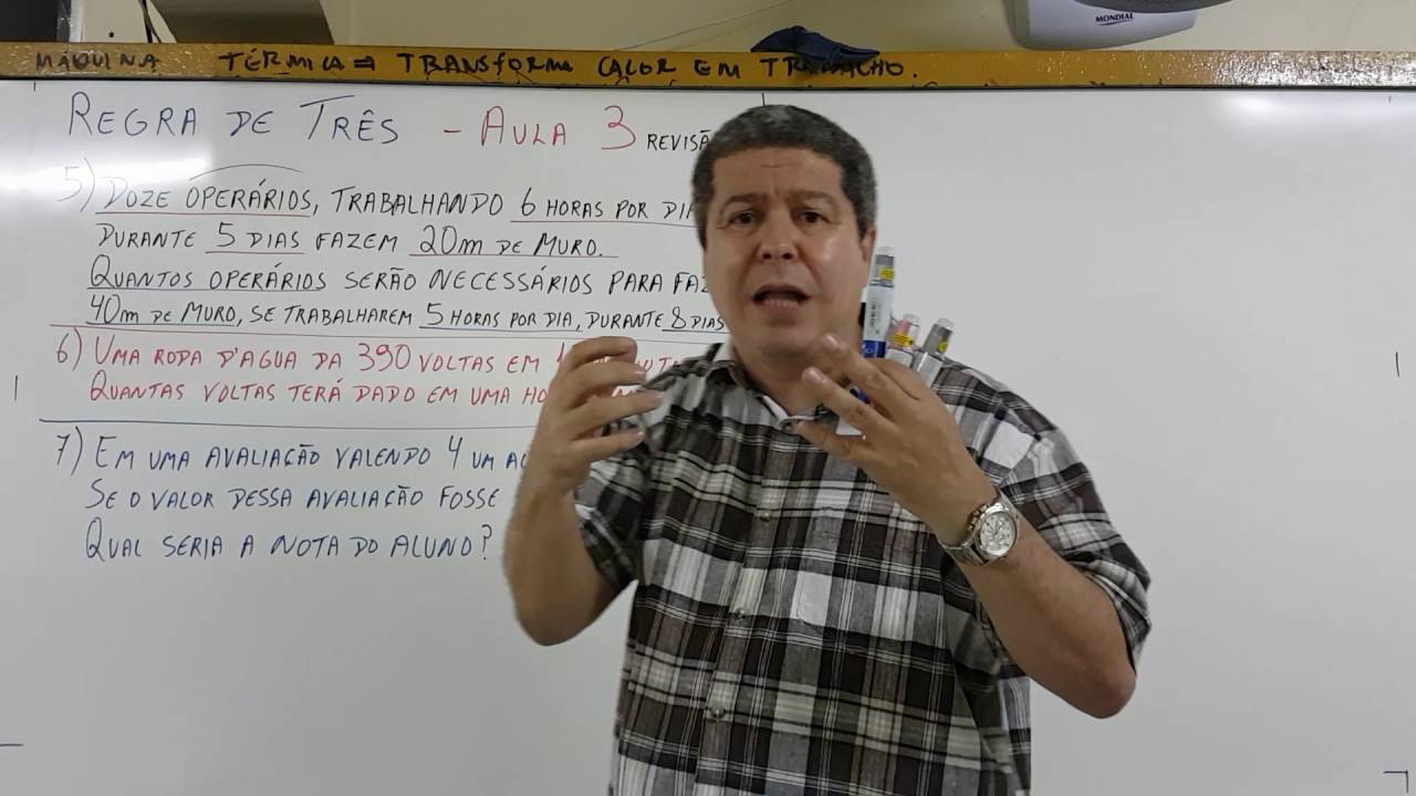REGRA DE TRÊS - Aula 3 - PM Ceará - Concursos, ENEM e IFBA
