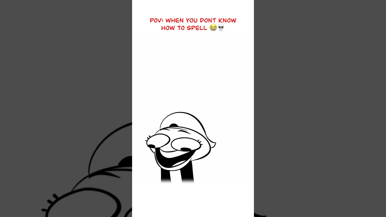 If You Can Spell 😏 (Animation Meme) #shorts