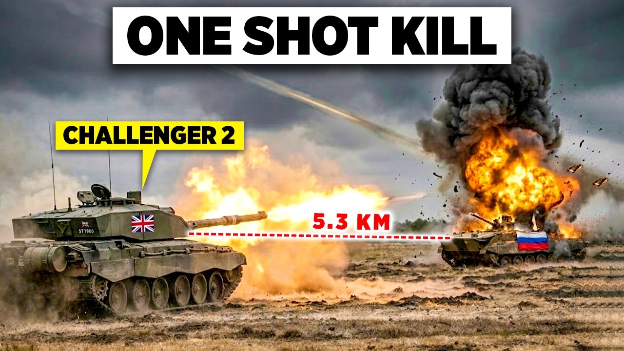 Challenger 2 WRECKS Russian Tanks at 5km — Insane Sniper Shot Encounter!