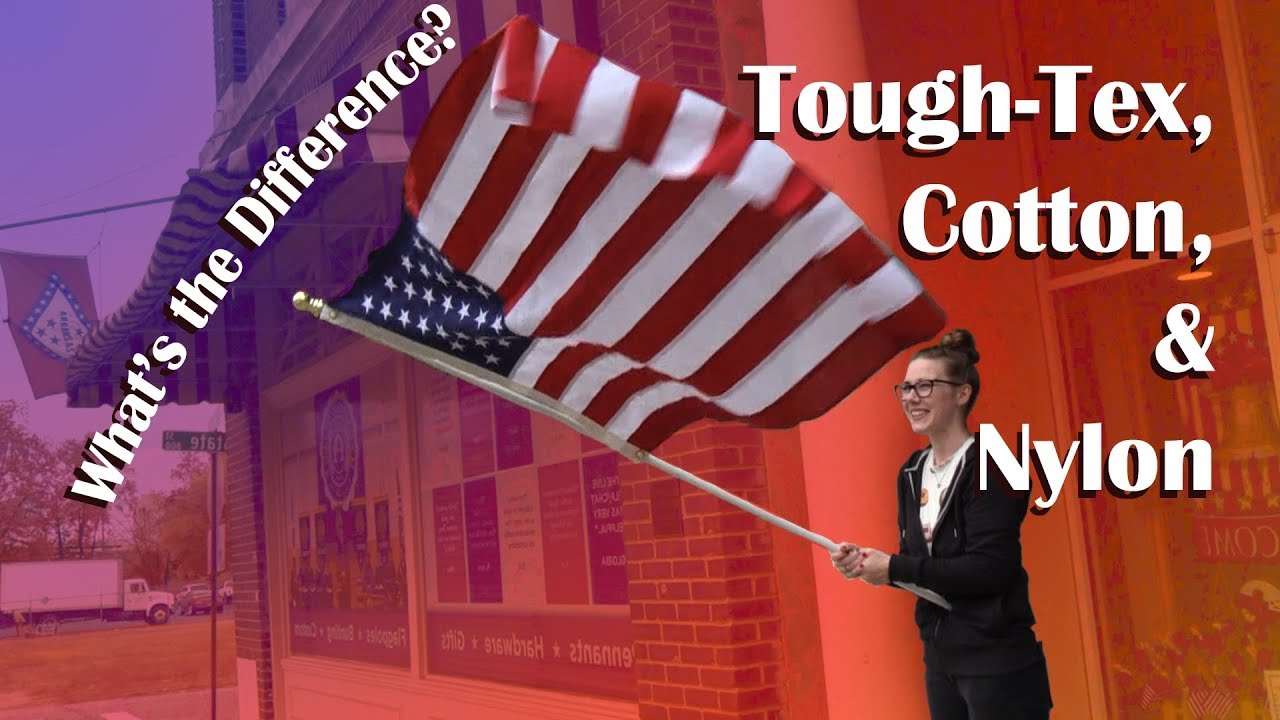 Nylon vs Tough Tex vs Cotton American Flags: Complete Material Comparison Guide