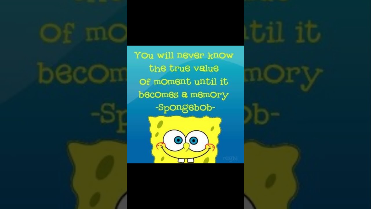 Emotional Quotes from SpongeBob SquarePants | Nostalgia and Wisdom Combined!