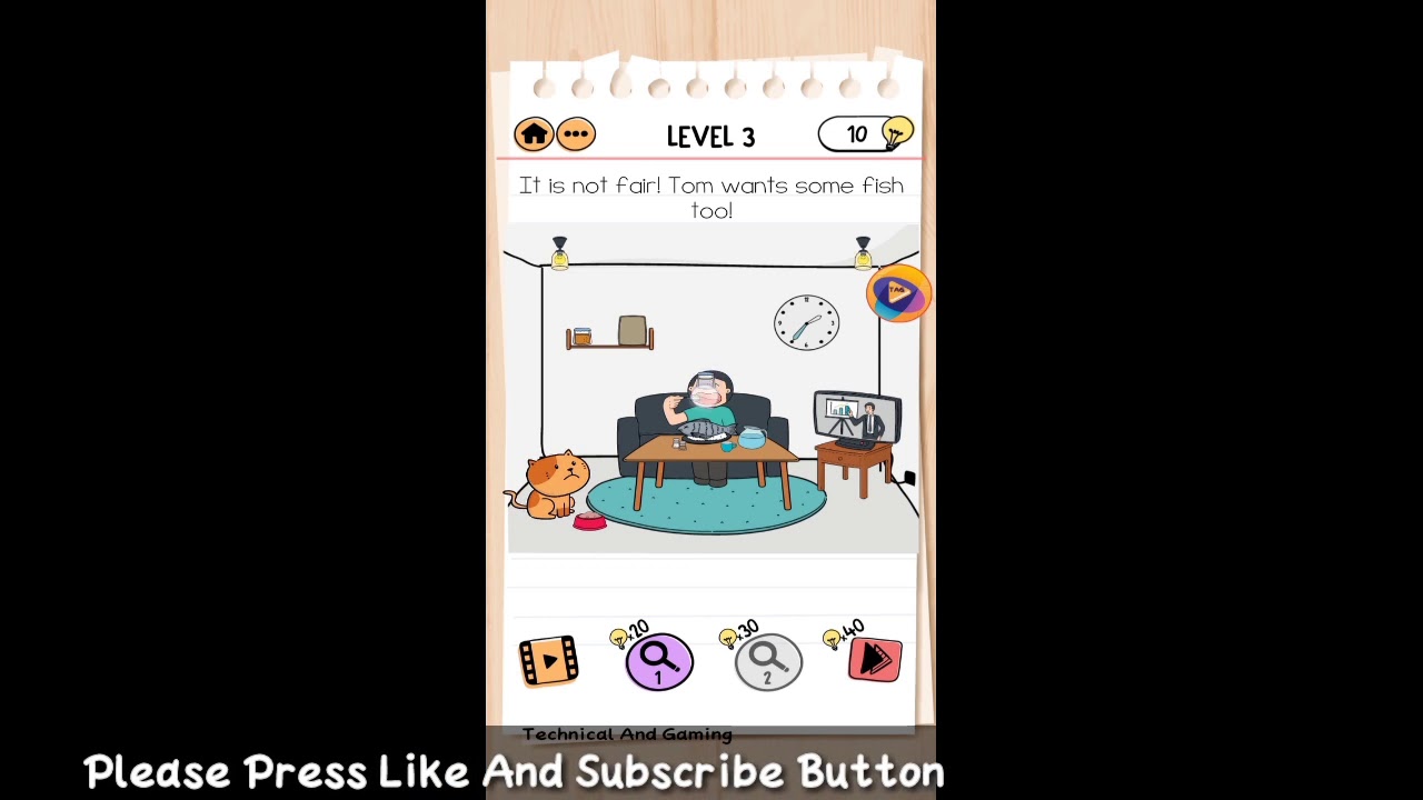 BRAIN TEST 2 TOM,S ADVENTURE LEVEL 3