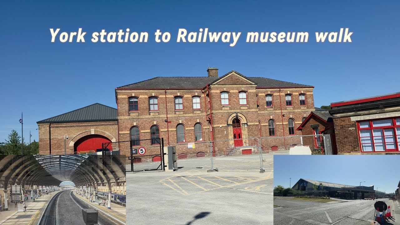 York station to railway museum new walk