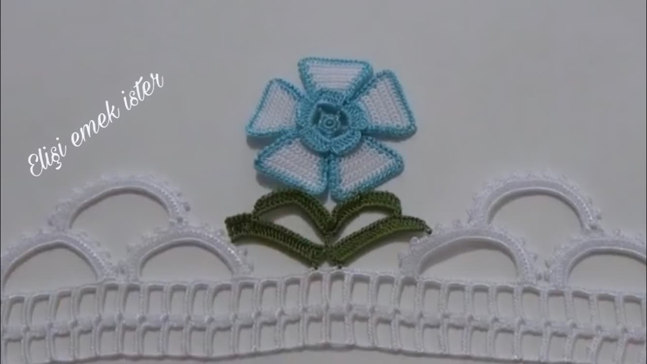 Gelin çiçeğinin tığ ile bu kadar güzelleşeceğine ben de inanmamıştım✅ #havlukenarı  #knitting