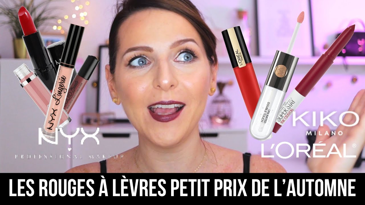 Mes rouges à lèvres petits prix pour l'automne préférés 🍁