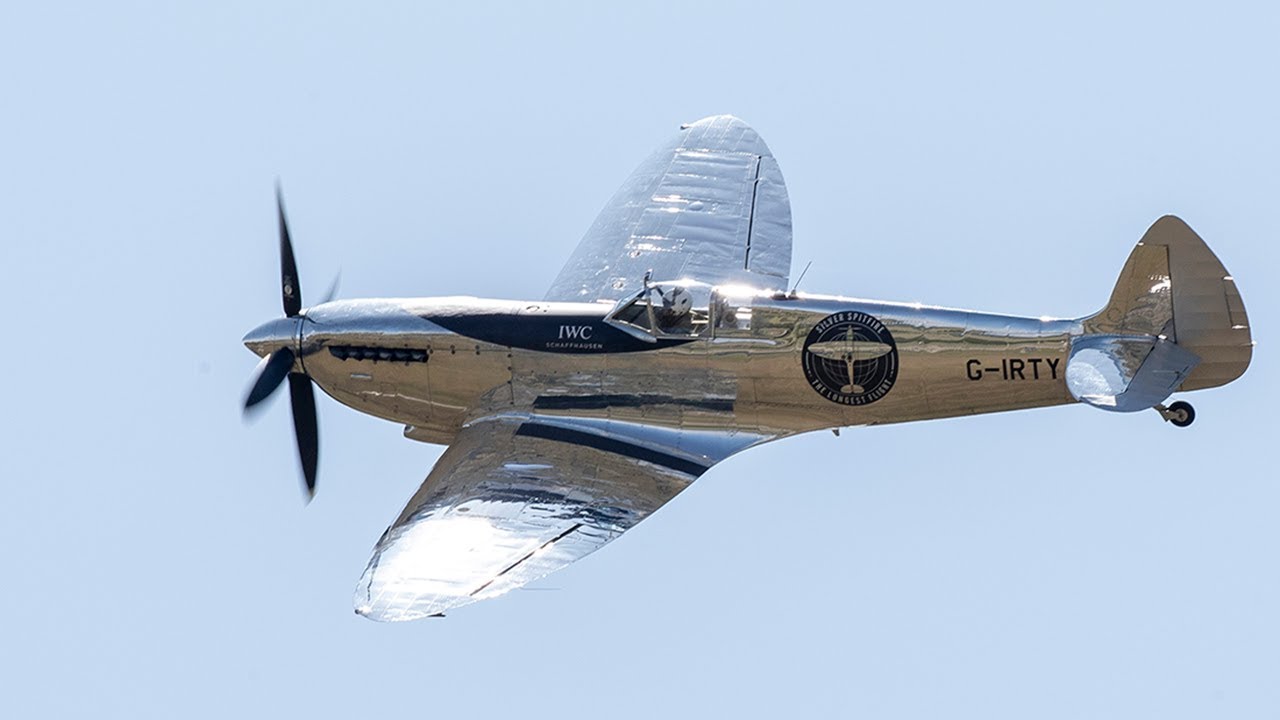 Silver Spitfire sets record for round the world trip | Silver Spitfire