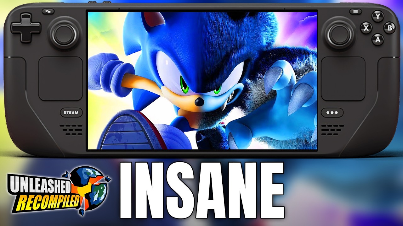 Sonic Unleashed Recompiled on Steam Deck is INCREDIBLE - How do I set it up?