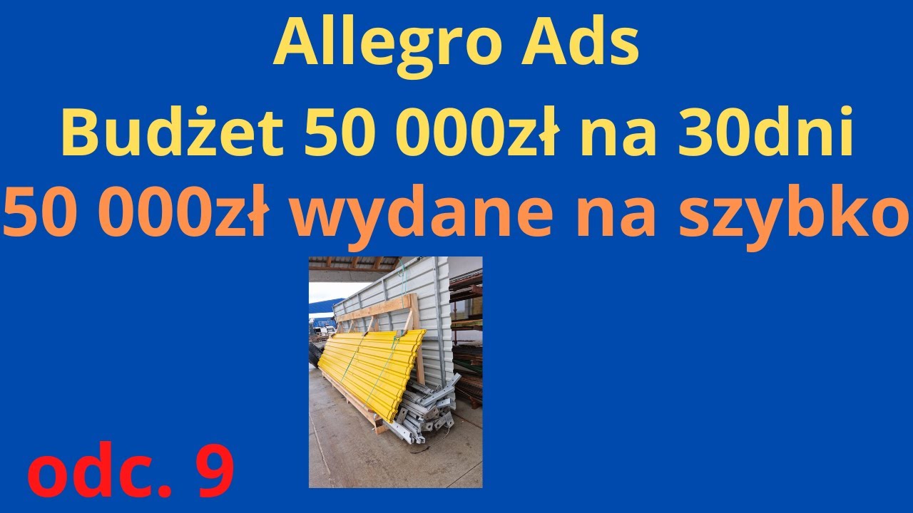 20 000zł wydane na Allegro Ads, szybkie zakupy na rozw&oacute;j firmy