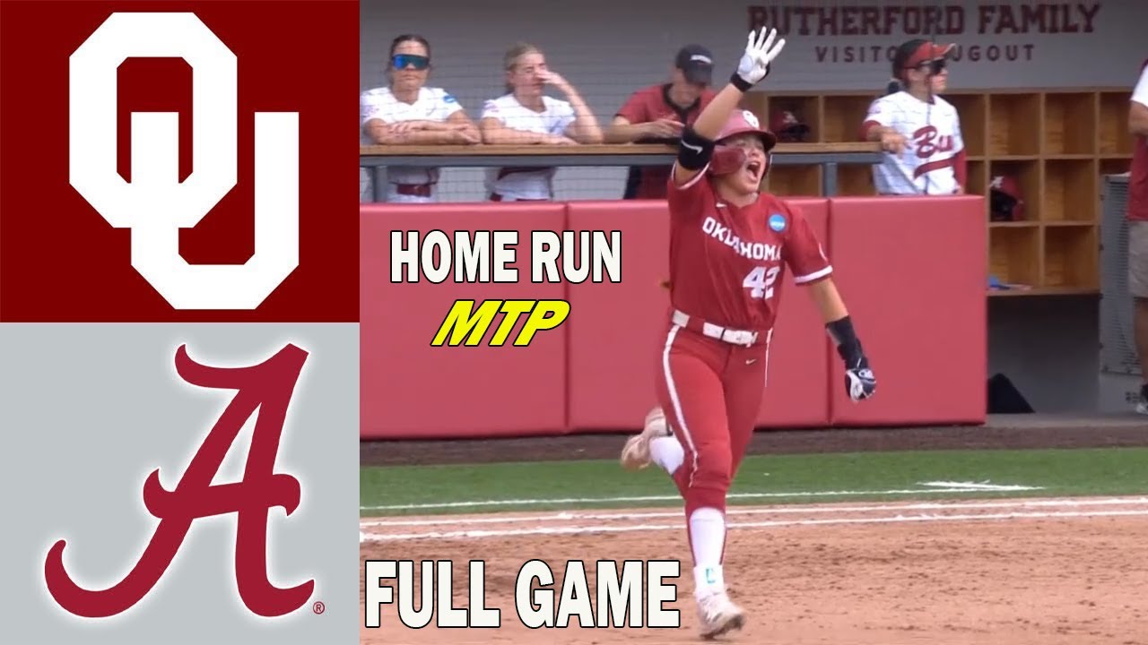 Oklahoma vs Alabama [FULL GAME] Women's College Softball | NCAA Softball 2025
