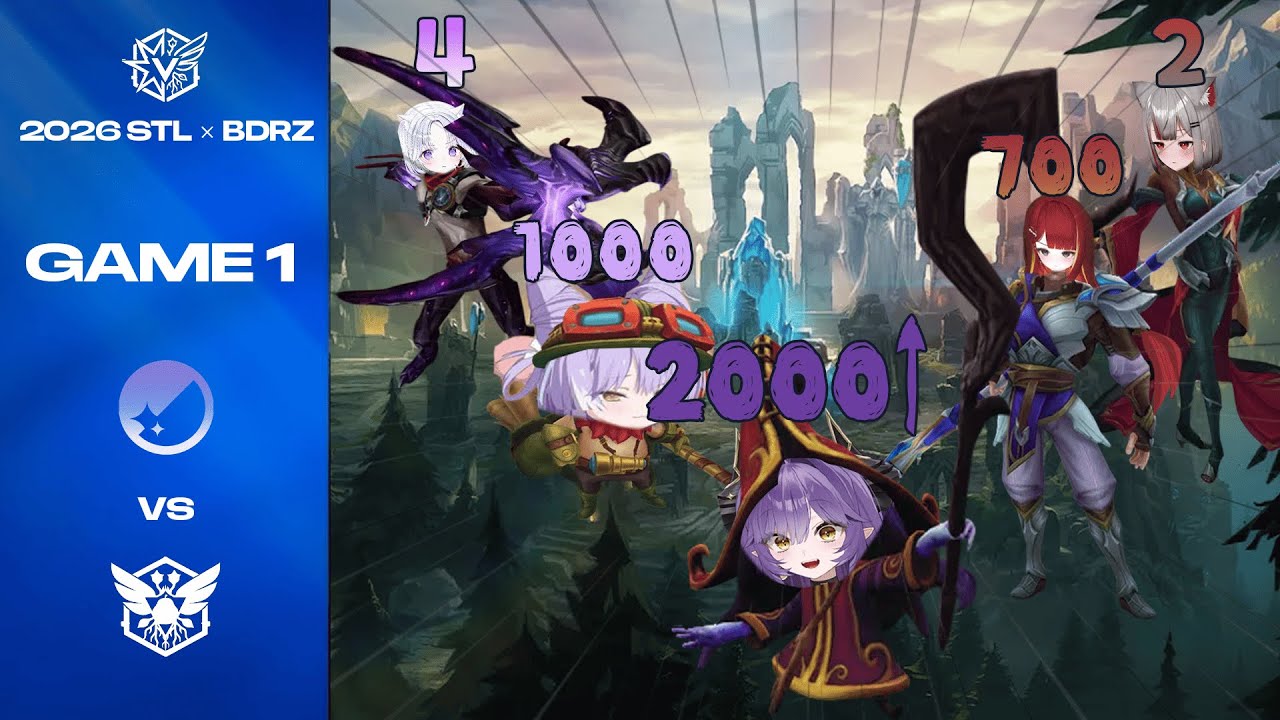 평균 나이 741의 그녀들이 간다 | STL vs BDRZ 내전 매치 1 하이라이트 [사키하네 후야]