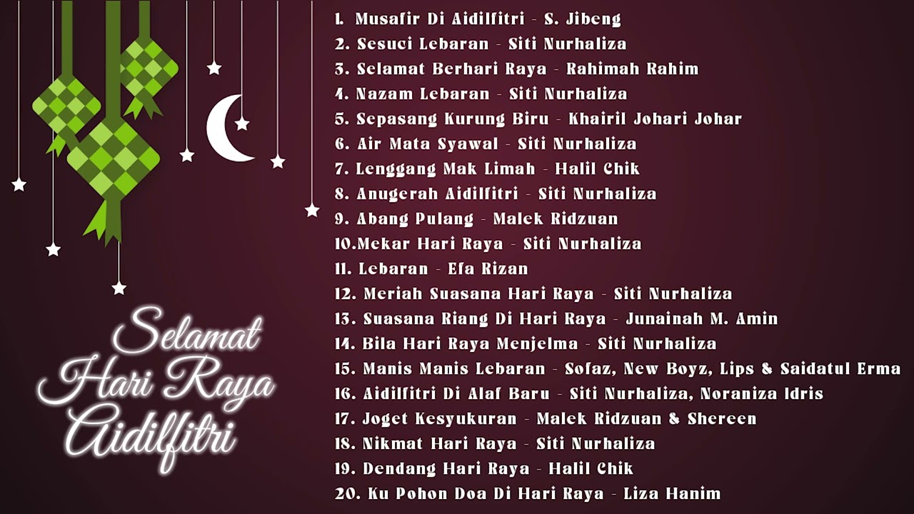 Himpunan Lagu Raya 2026 | Selamat Hari Raya Aidilfitri | Koleksi Lagu Raya Evergreen Sepanjang Zaman