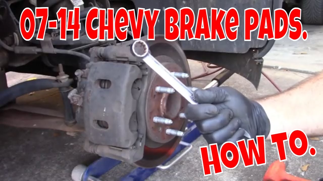 2007-2014 Chevy Silverado front brake pad replacement. #brakepads #silverado #howto #diy