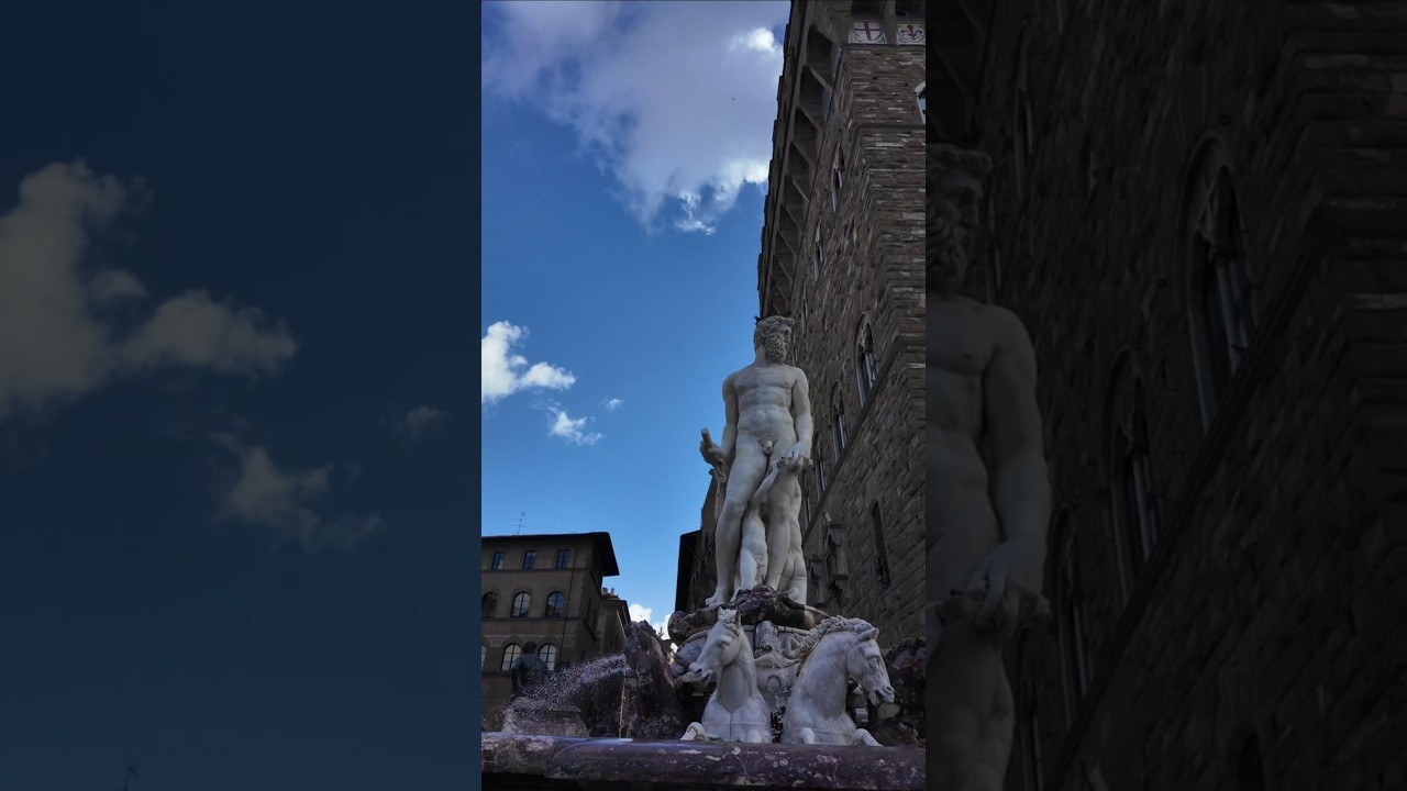 Florence & its statues #florence #firenze #art #culture #italy #4k #travel #explore