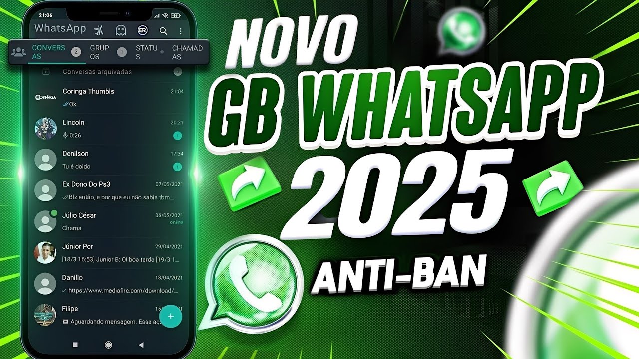 NOVO! WHATSAPP GB ATUALIZADO 2025 (&Uacute;ltima Atualiza&ccedil;&atilde;o) FINALMENTE FUNCIONANDO COM N&Uacute;MERO DIRETO✅