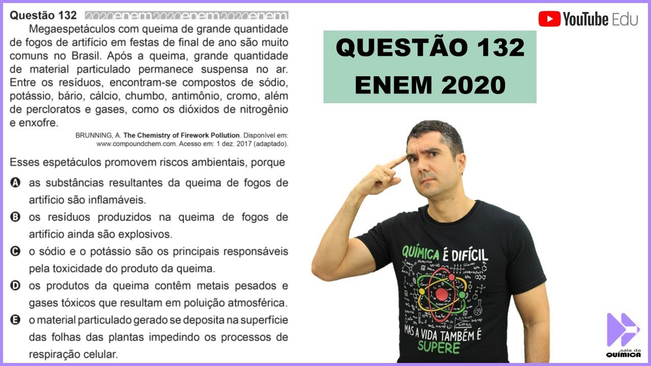 QU&Iacute;MICA ENEM 2020! 