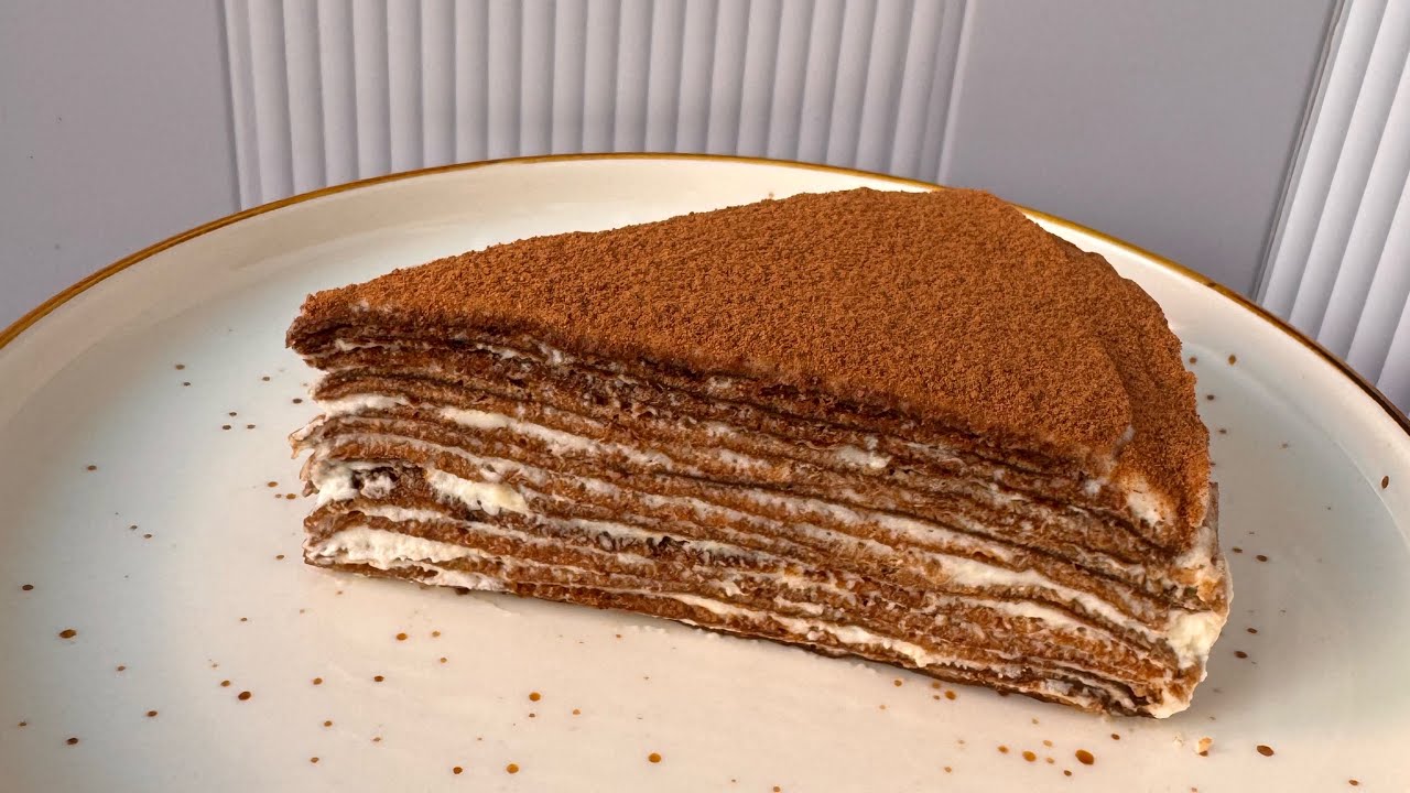 БЛИННЫЙ ТОРТ со вкусом ТИРАМИСУ☕️🍫