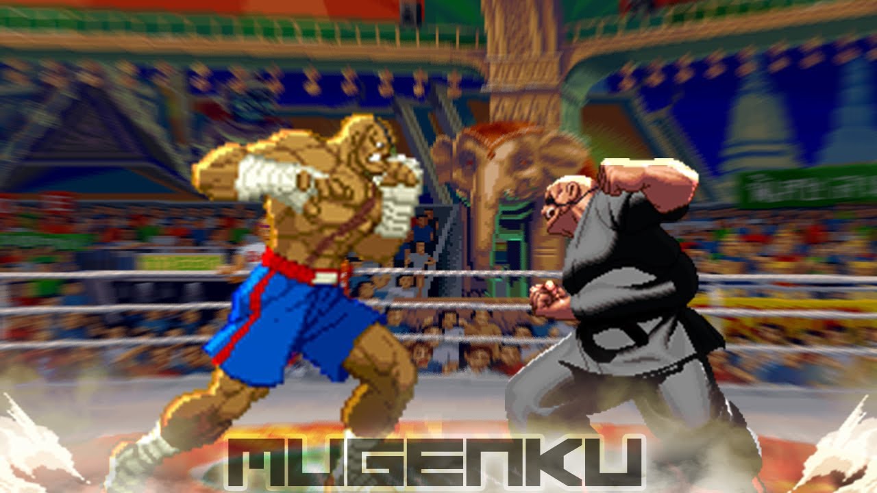 Sagat the Tiger King vs Doppo Orochi the Tiger Slayer. Street Fighter vs Baki the Grappler MUGEN
