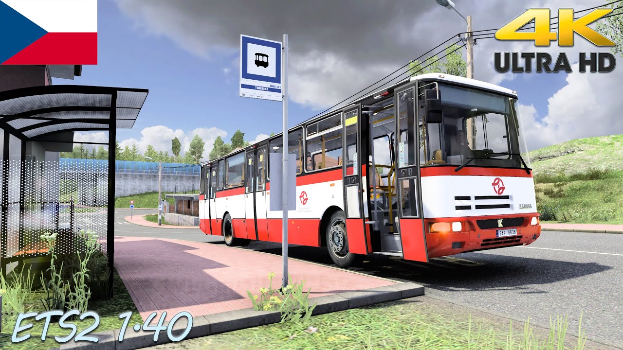 Городской автобус Брно Чехия | Projekt Česko | Karosa B952 | ETS2 1.40 | g29 gameplay | 4K